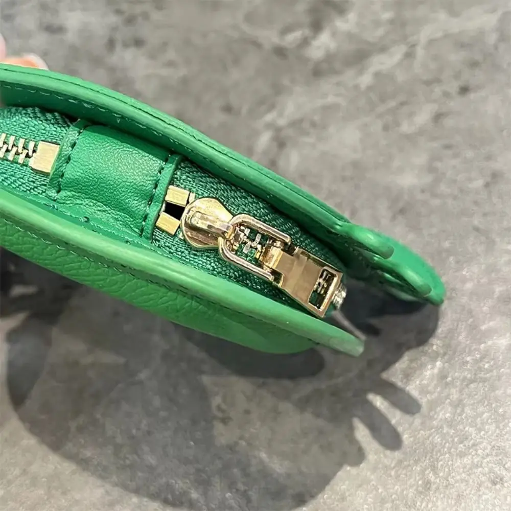 Caranguejo dos desenhos animados moeda bolsa chaveiro zíper bonito caranguejo couro do plutônio pingente mochila cabide pequena bolsa fone de ouvido saco feminino