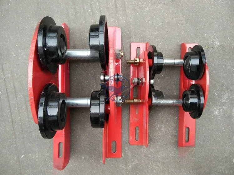 Electric hoist push sports car I-beam pulley monorail driving pulley hand-pulled trolley