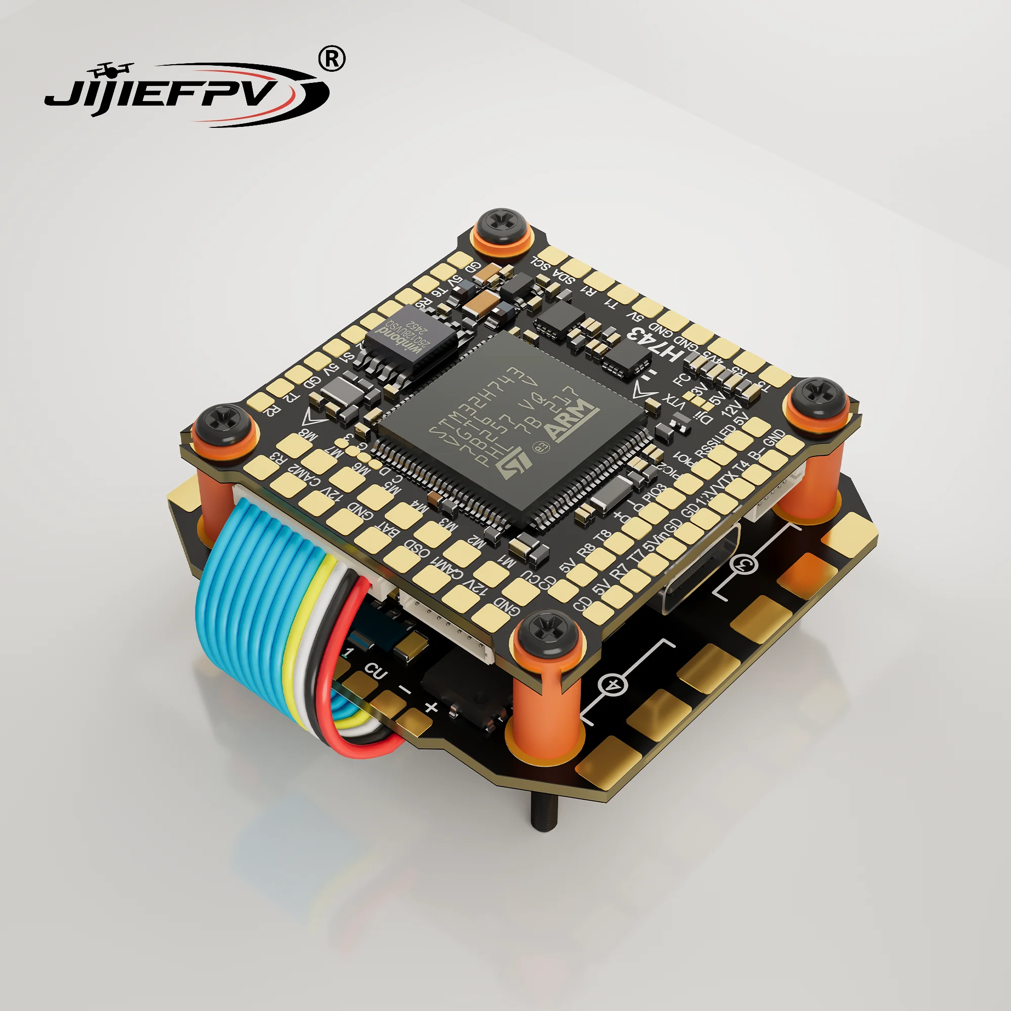 JIJIEFPV FC Flight Controller Stack Betaflight BLS 55A 60A 4 in 1 Brushless ESC for RC FPV Drone Quadcopter Mark4 APEX