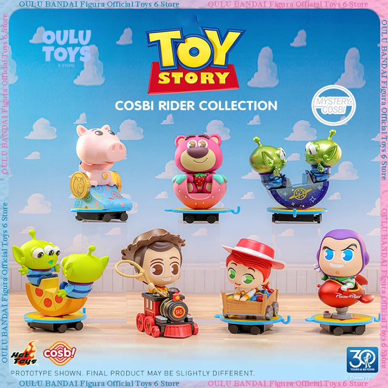 

Original Hot Toys Toy Story Cosbi Rider Collection Series Blind Box Trendy Toy Figure Ornaments Woody Toy Kid Birthday Gift