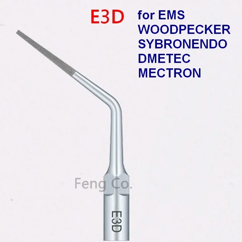 Puntas de escalador ultrasónico E3D, escalado Dental Endo Perio, compatible con EMS, pieza de mano de pájaro carpintero, instrumento de odontología