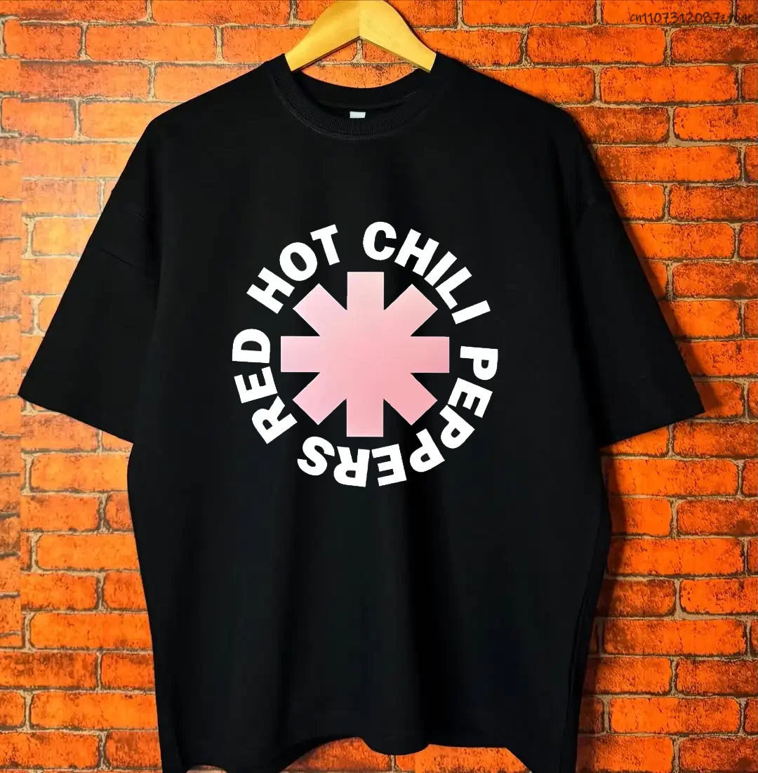 

Red Hot Chili Peppers Band Cotton Retro T-shirts Men's Summer Casual Breathable Clothing Unisex Short Sleeve Comfort T Shirt Y2K
