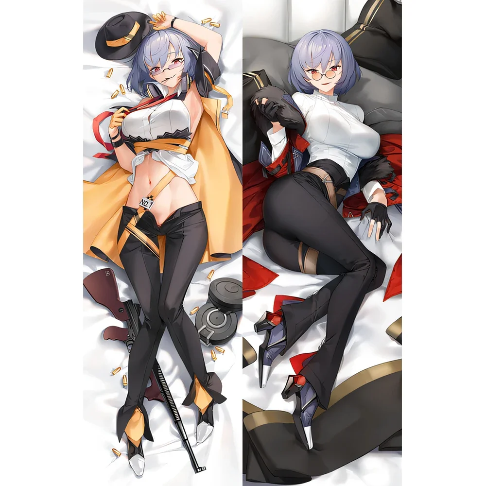 

Чехол для обнимающей подушки для девочек Frontline Thompson Submachine Gun Dakimakura 2WAY