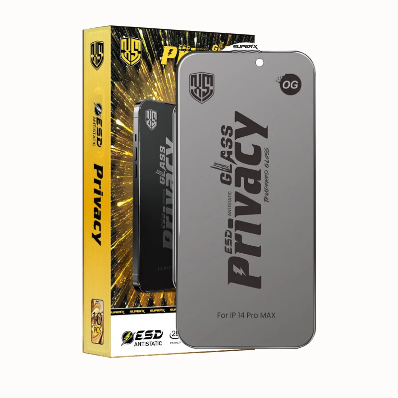 

50pcs OG ESD 28° Privacy Tempered Glass Screen Protector Cover Film For iPhone 16 Pro Max 16E 15 Plus 14 13 12 11 XS XR X 8