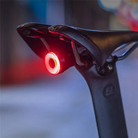 AEF6-ANTUSI Bicycle Q5 Tail Light Intelligent Induction Brake Light Riding Equipment Easy To Use