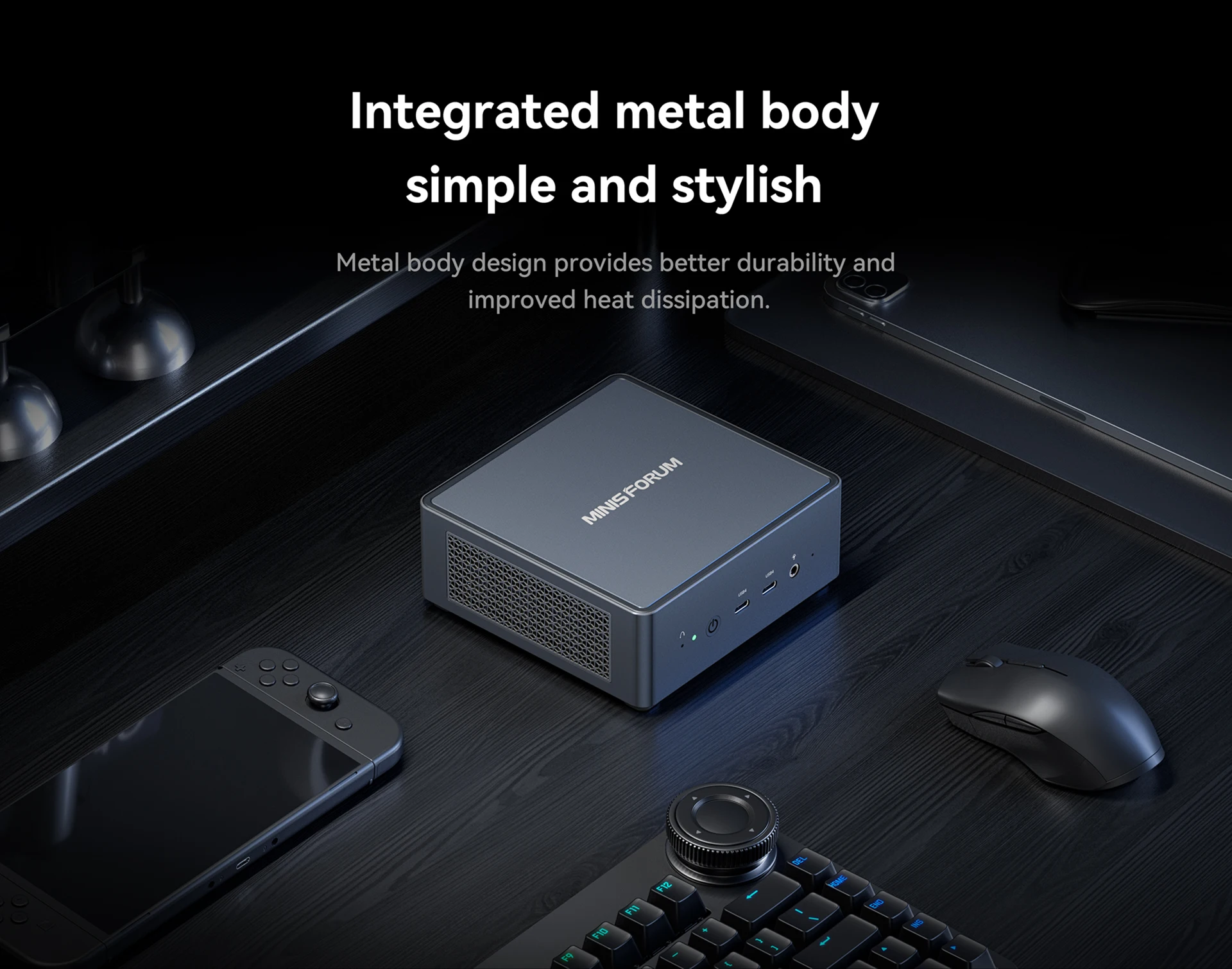 New MINISFORUM UM790 Pro Mini PC AMD Ryzen 9 7940HS Gaming Mini PC Window 11 DDR5 5600MHz USB4 WiFi 6E Desktop Mini Computer