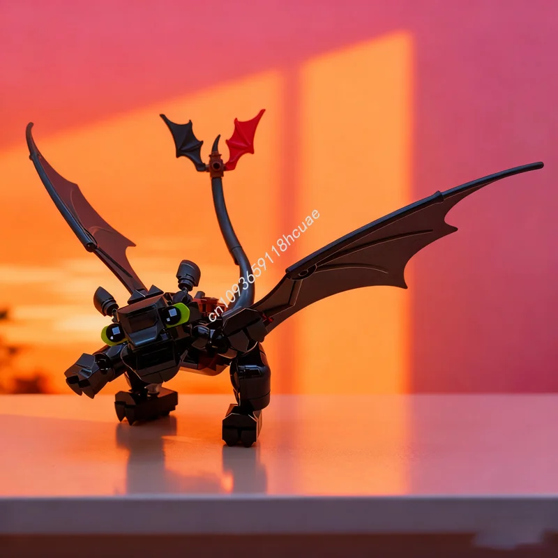 179 pezzi MOC modello senza denti blocchi di costruzione architettura fai da te idea creativa educazione regalo di Natale giocattoli in mattoni compleanno per bambini