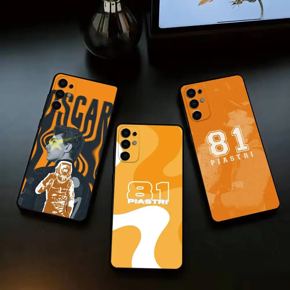 Driver O-Oscar P-Piastri Phone Case For Samsung S26,S25,S24,S23,S22,S21,S30,Ultra,Plus,Fe,Soft Silicone Black Cover