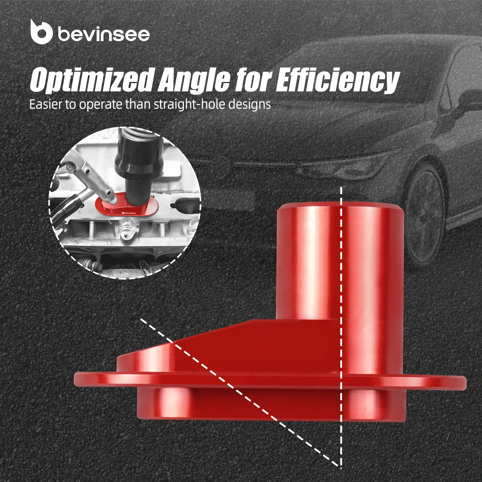 Aluminum Car Carbon Cleaning Walnut Blaster Adapter for Volkswagen for Audi S4 B8/S5/A6 C7/Q7 3.0TFSI Engine Intake Valve