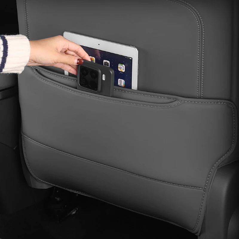 ل ZEEKR 7X 2025 2026 مقعد السيارة الخلفي الخلفي المضادة للخدش حماية الوسادة الجلدية المضادة للأوساخ المضادة للخدش الملحقات الداخلية