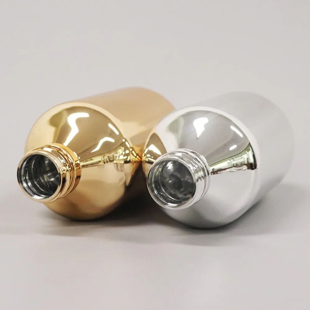 300/500ml Kitchen Rust-proof bathroom Hand Soap Dispensers Body Wash Dispensers Bathroom Shampoo Bottle Gold Chrome Plastic