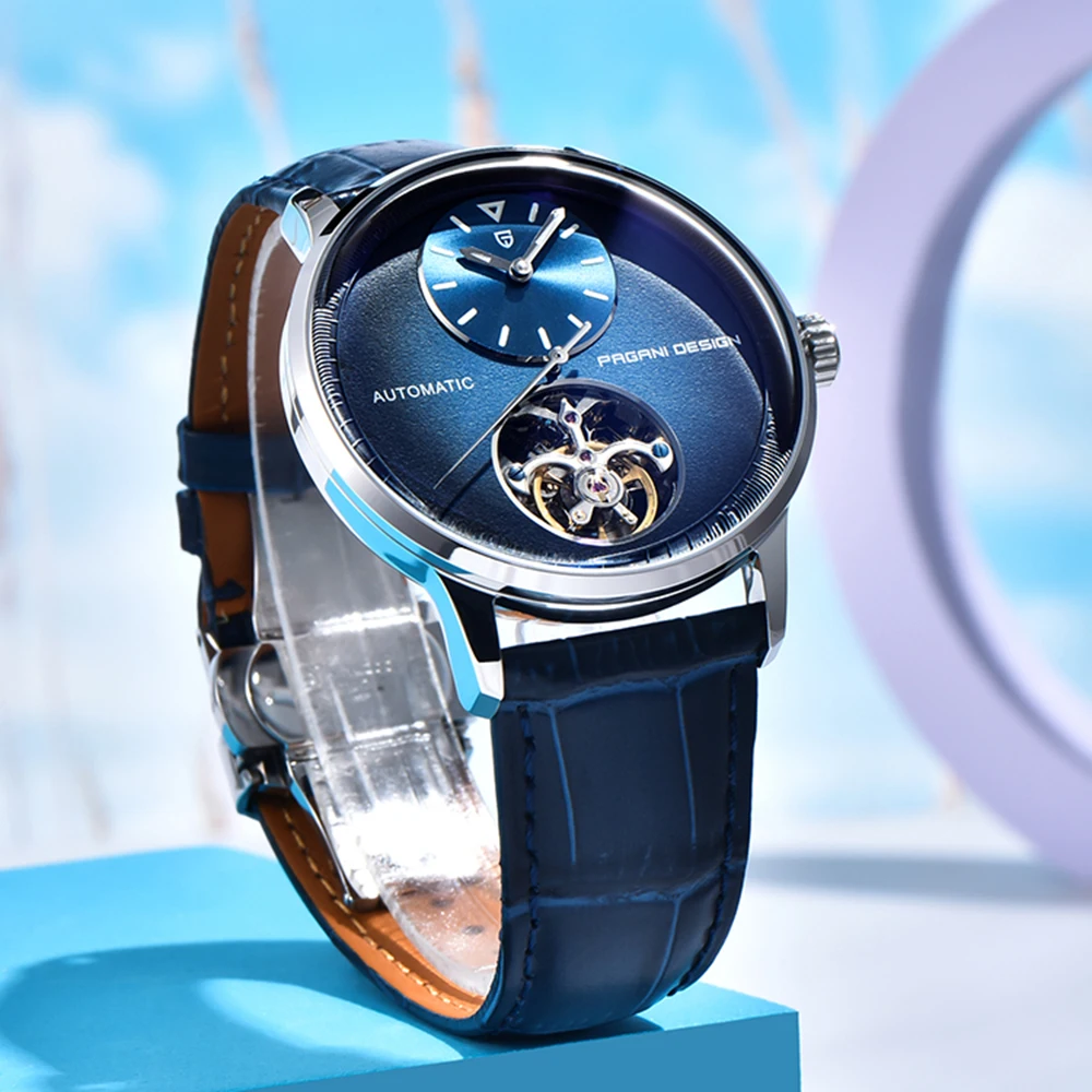 2025 New PAGANI DESIGN Tourbillon Men's Watches Luxury Mechanical Man Watch Automatic Wristwatch Sport Waterproof Leather Clock