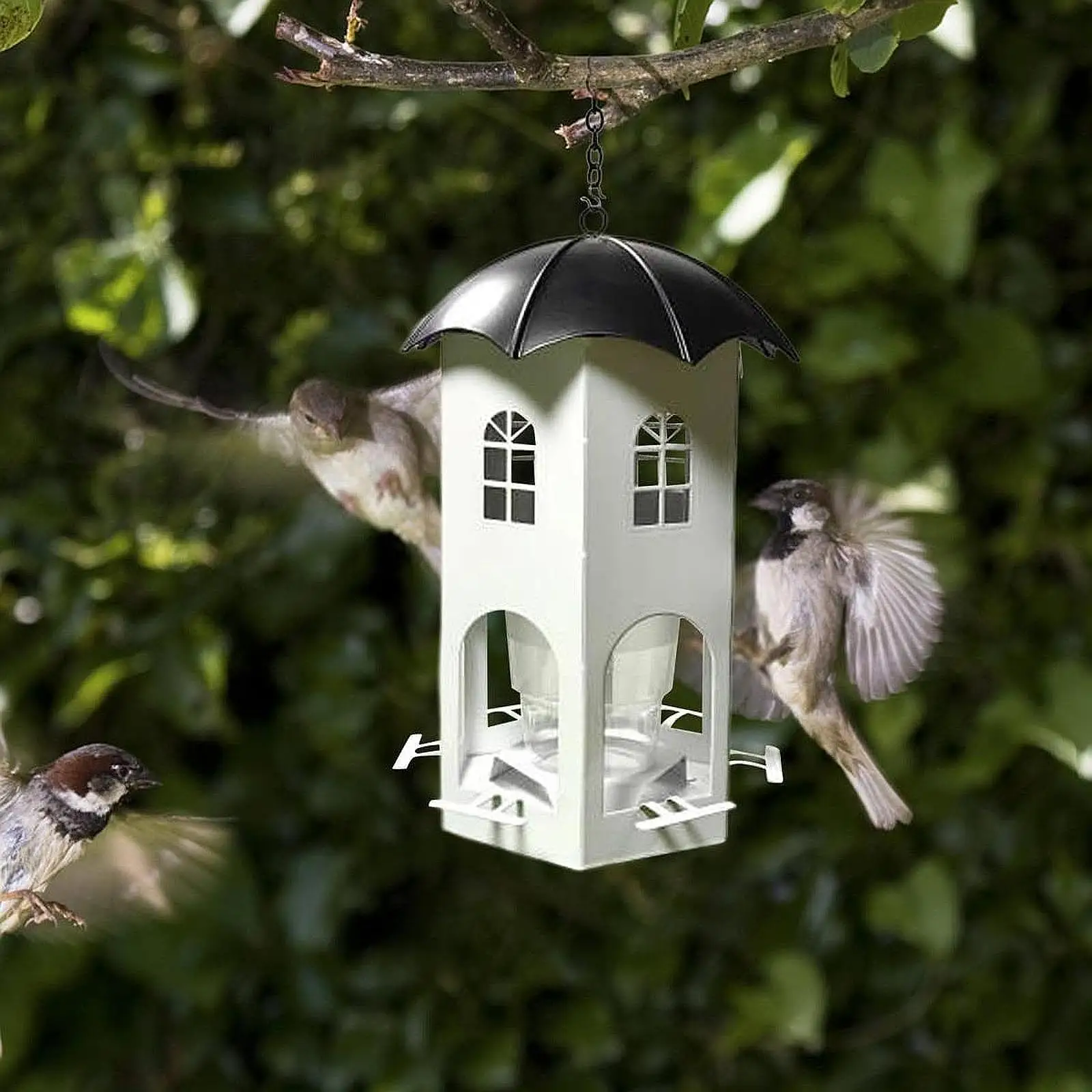 

Hanging Bird Feeder Outdoors Hummingbirds Feeder for Backyard Yard Patio