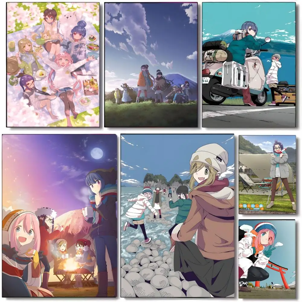 Slice of Life Anime L-Laid Back Camp Poster Wall art print art suitable for living room bedroom bar parlor home decor gift