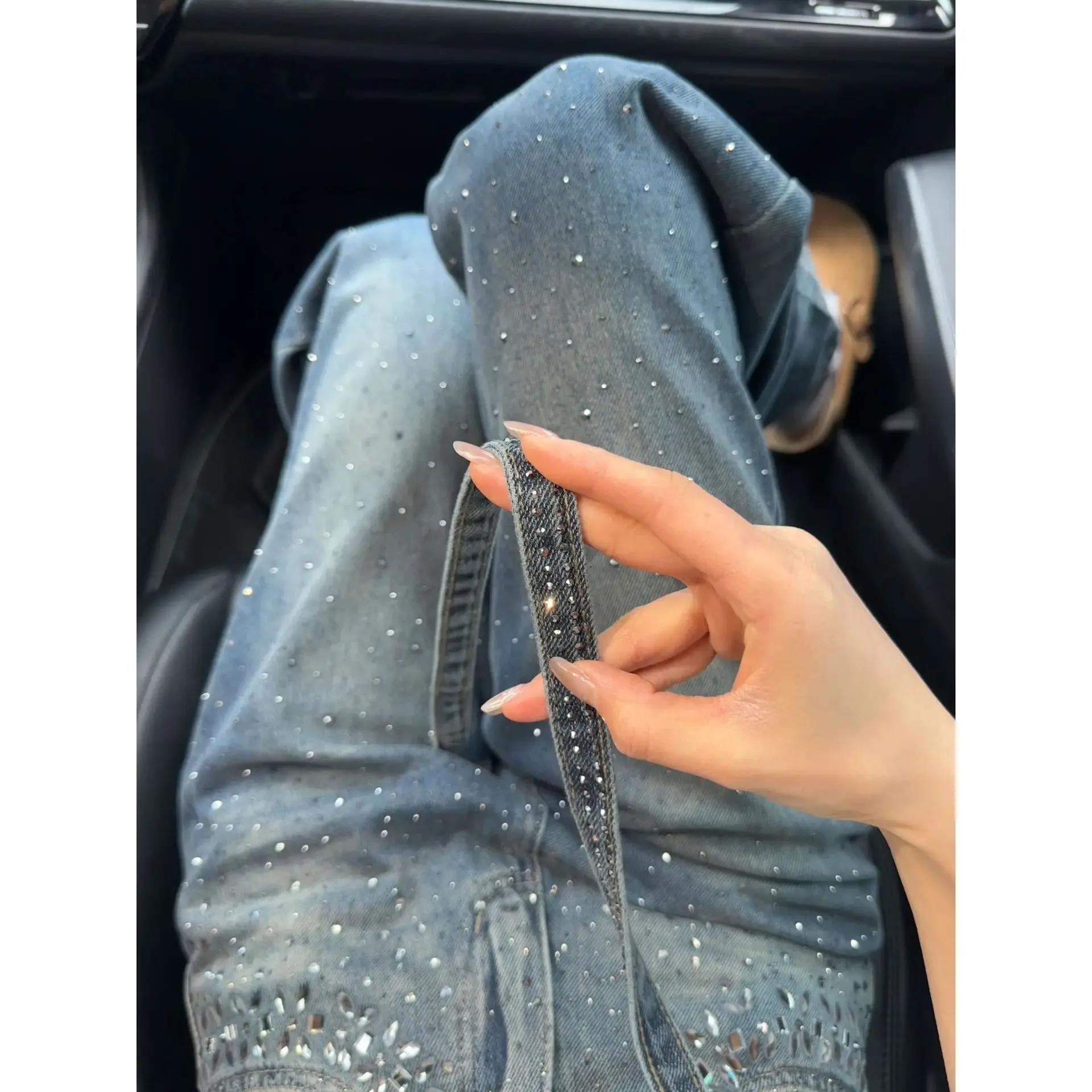 بنطال ذو قصة أرجل واسعة من القطن للسيدات صيفي كتان واسع الأرجل مرقع شاب بوهو ثنيات منتجع متجدد الهواء خفيف الوزن بنطلون Highstreet BF