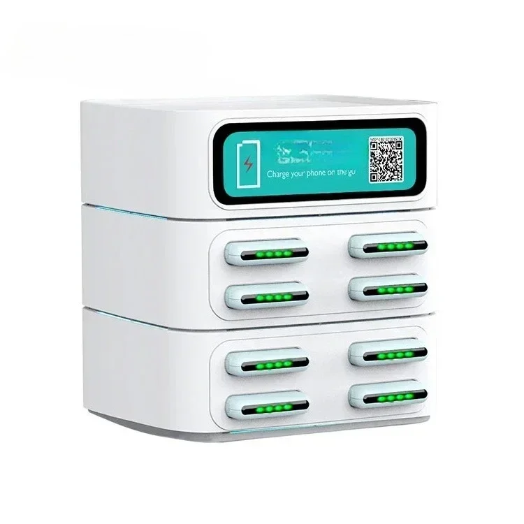 

Heycharge restaurant 12 ports shared power bank cell phone charging vending machine rent powerbank rental station