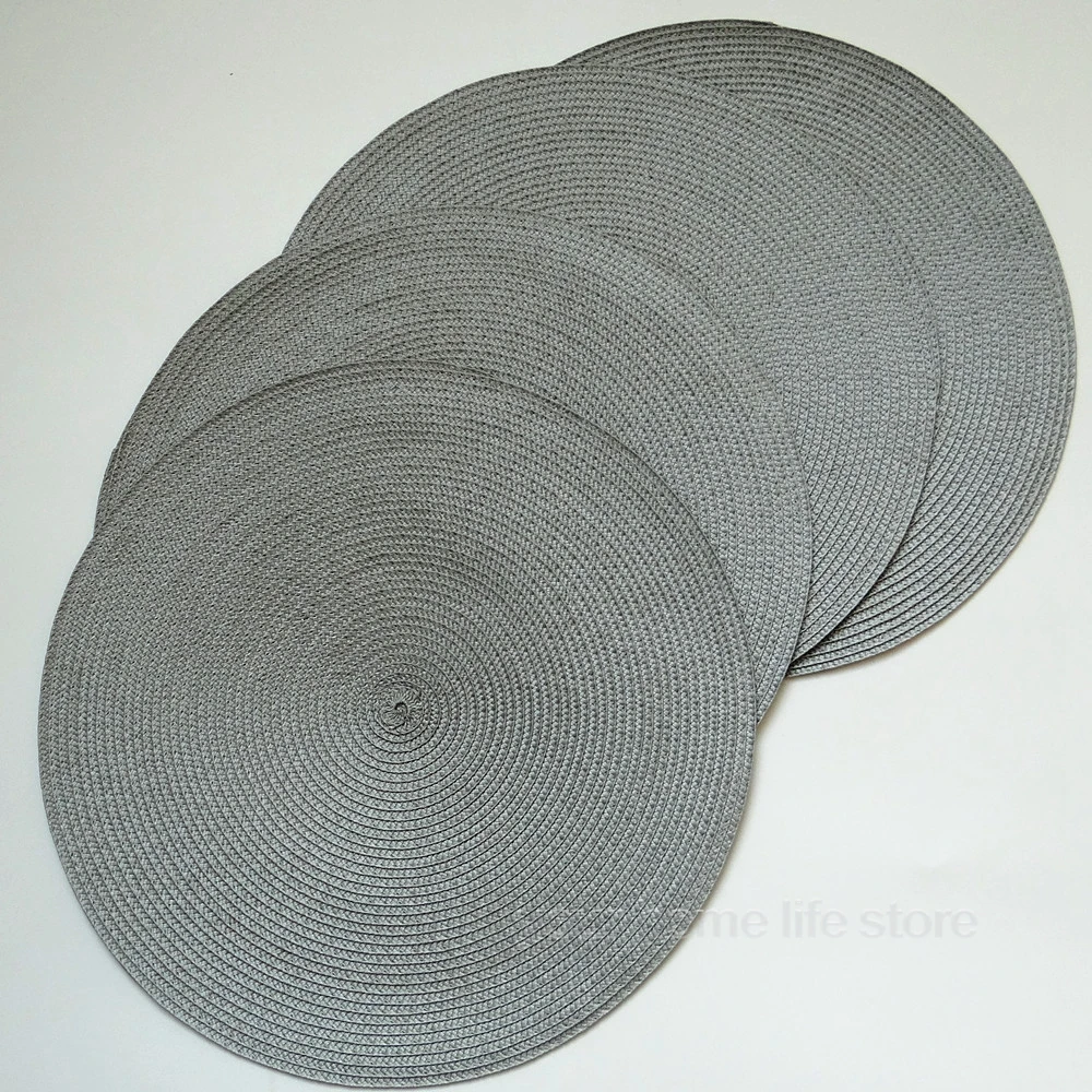 Braided Round Placemats Set 4