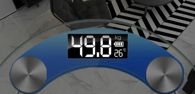 Digital Bathroom Body Scale With Hd Lcd Display For Body Weight_voghion.com