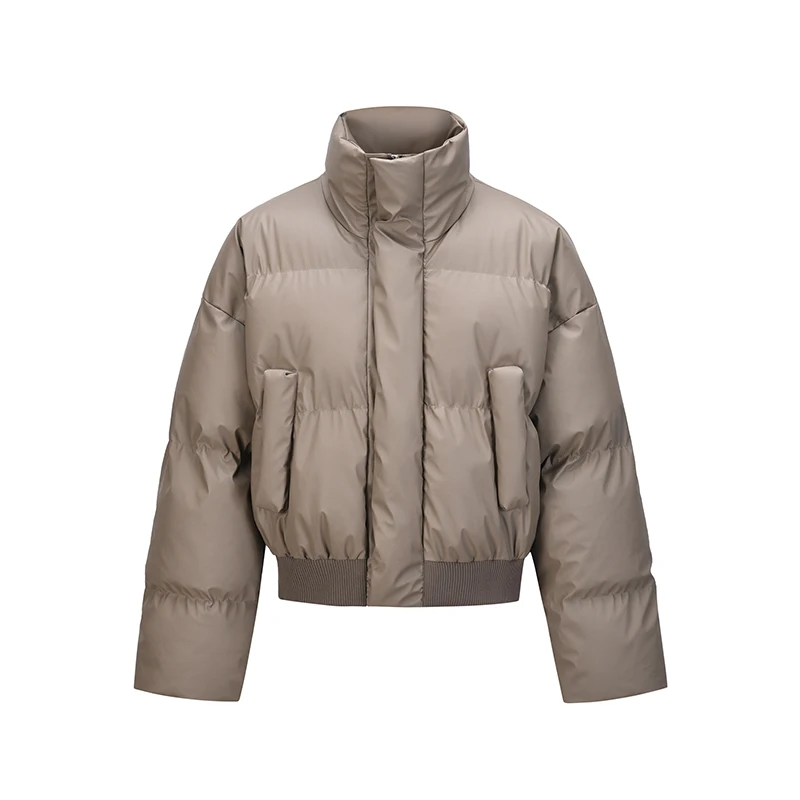 Chaqueta acolchada corta de algodón grueso de invierno, chaqueta de invierno de lujo para hombre, abrigo para pareja