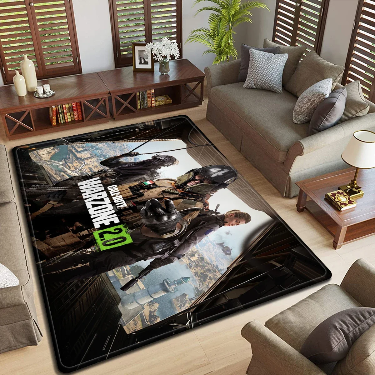 3D Game Call of Duty ShootCod FPS Carpet Kitchen MatEntrance Doormat Bedroom Floor Decoration Living Room Bathroom Anti-slip Rug