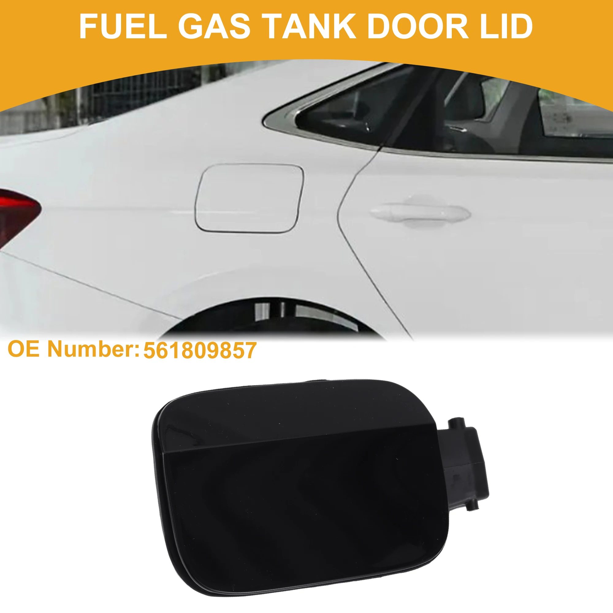 

Крышка дверцы топливного бака UXCELL для Volkswagen Passat 2011-2018 Тип болта No 561809857 Черный