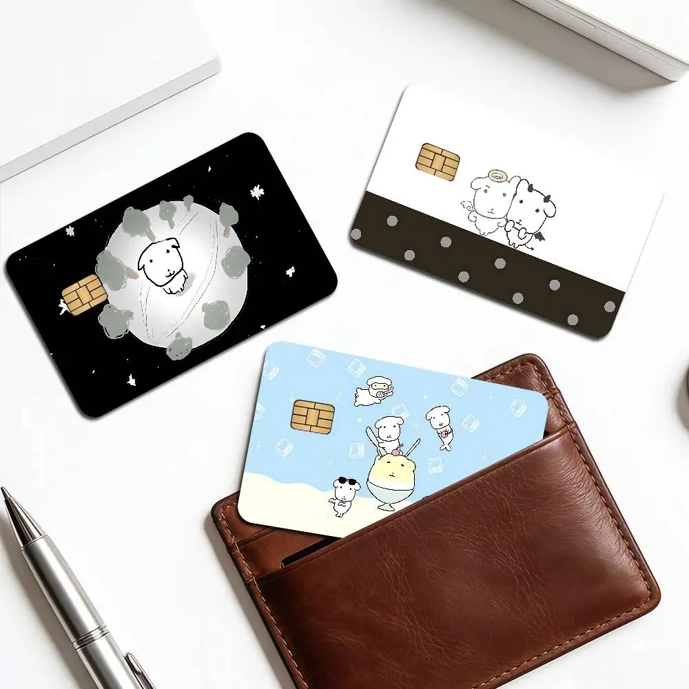 G-Ganadi Credit Card Skin Stickers for VISA Bank Card Transportation Card Waterproof Sticker Anti-scratch Women Gift