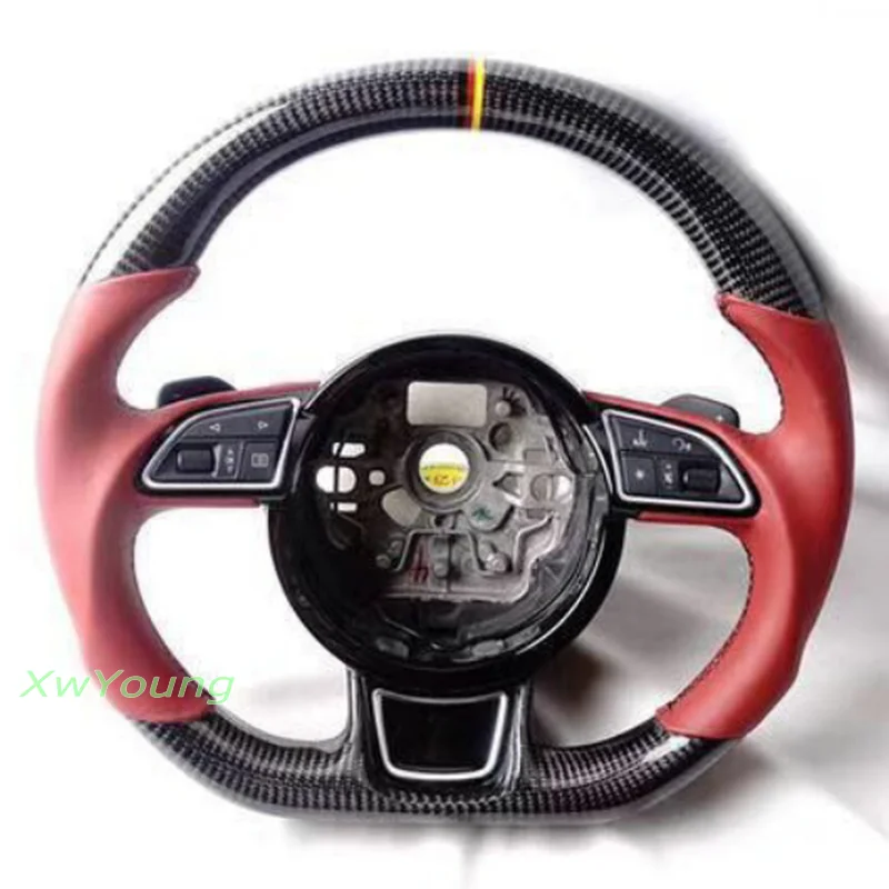 

100% Real Carbon Fiber Car Steering Wheel For Audi A3 A4 A5