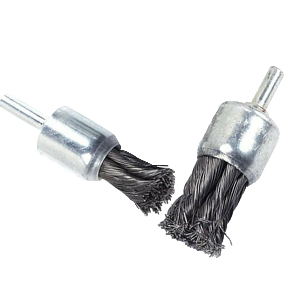 Imagem -05 - Escova de Roda de Arame de Moinho de Broca Elétrico Escovas de Polimento Ferramentas Rotativas Remoção de Ferrugem de Metal 20 mm 25 mm Aço Inoxidável