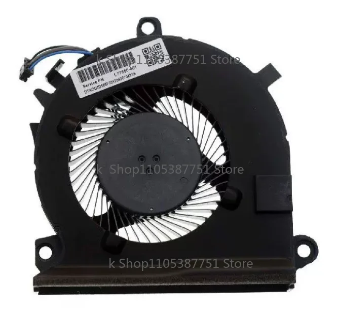 Laptop CPU Cooling Fan DFS2000055K0T DC5V 0.5A 4PIN for HP Pavilion Gaming 5 15-EC 15-EC0016AX 15-EC0075AX L77560-001