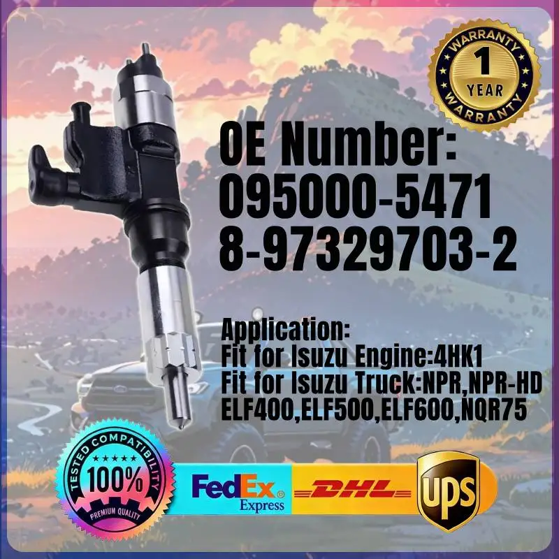 

Fuel Injector 095000-5471 8-97329703-2 For Isuzu Engine of Electric Installation System 4HK1 6HK1