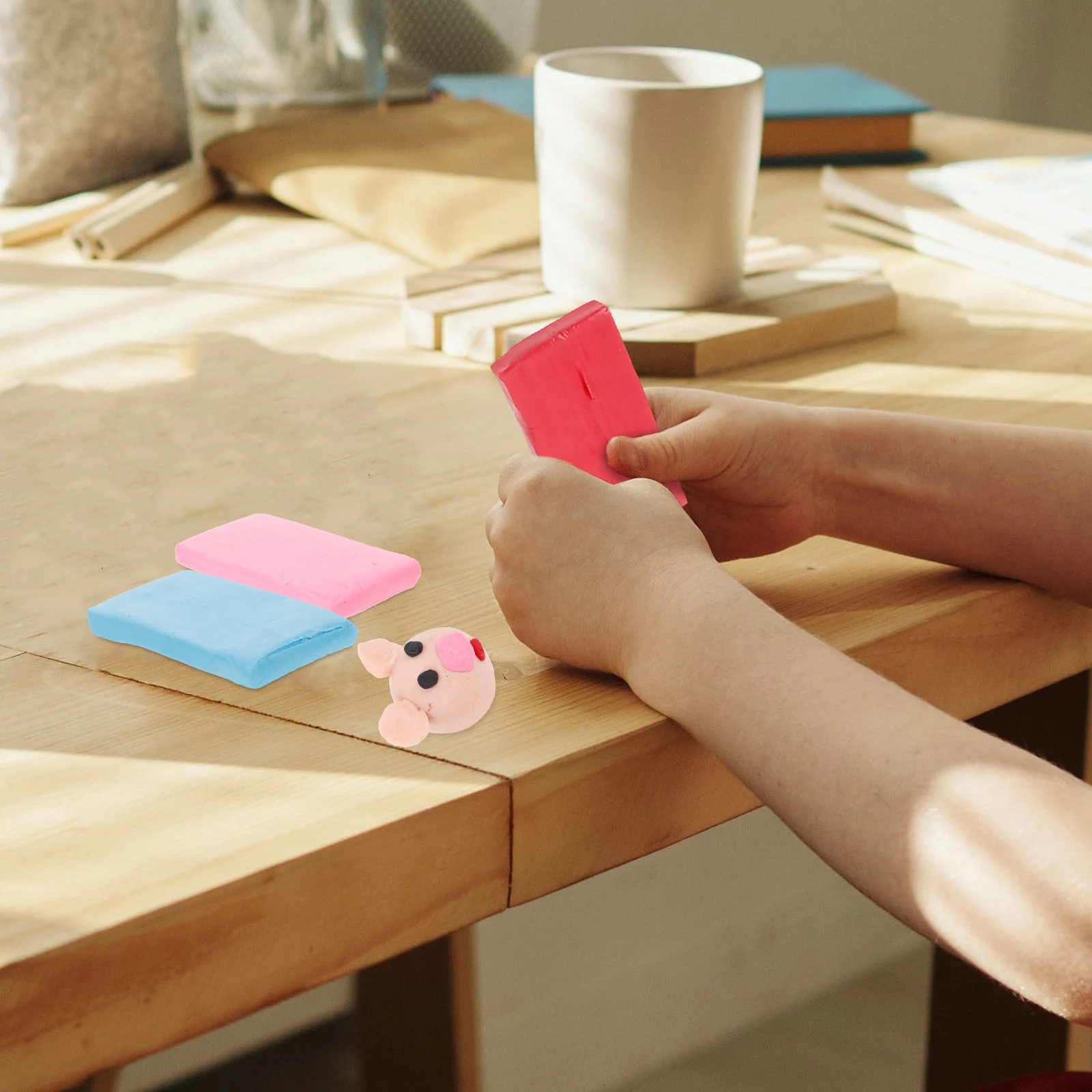 

OSALADI 1 Set 24 Colors Polymer Clay Oven Bake Modeling Craft Kit for Teens Adults Creative Sculpting Flexible Material