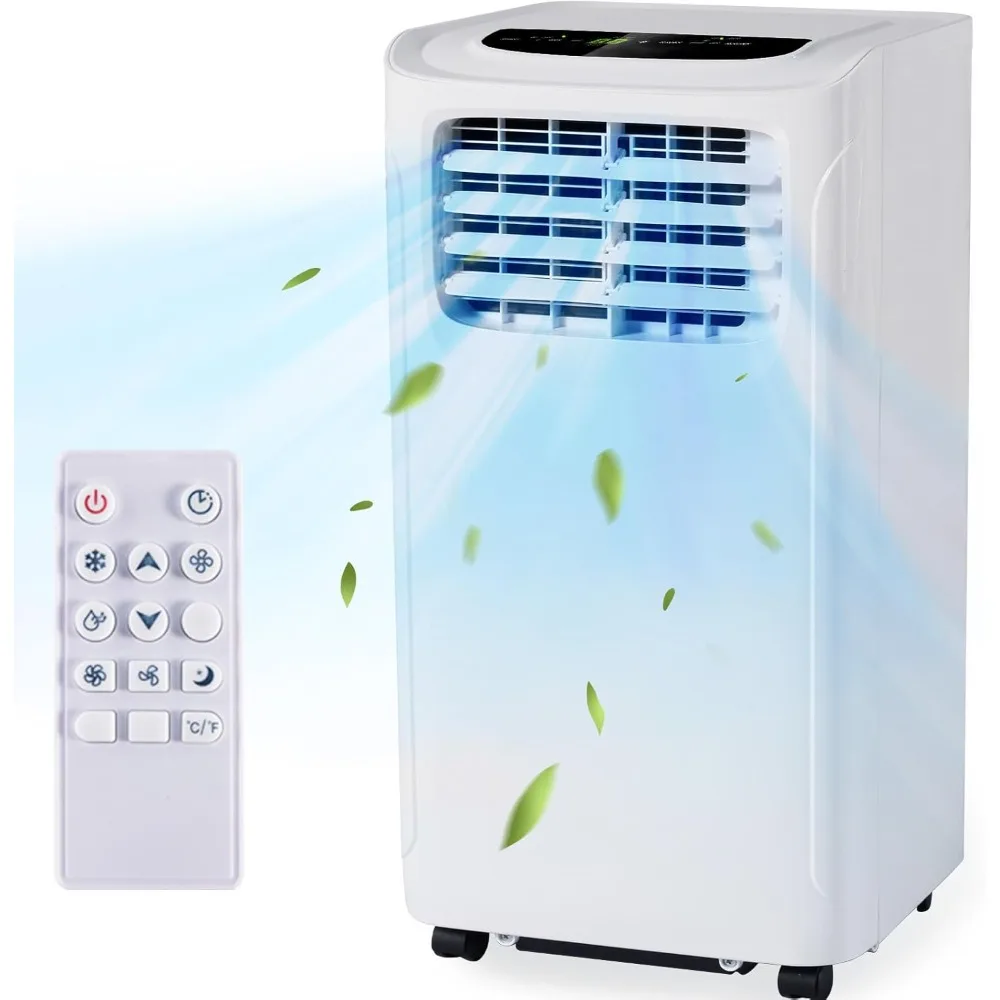 Air Conditioners 4-in-1 with Cooling, Dehumidifier, Fan, 24H Timer, Includes Window Mount Kit, Portable Air Conditioner