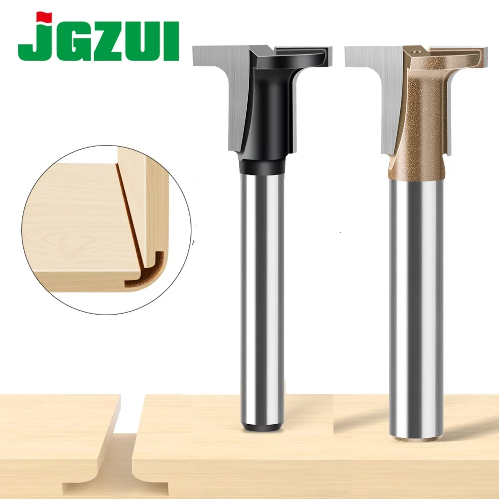 

Carbon Crystal Plate Arc Bending Router Bit T Half Round Flat Corner Bending Cutter Trimming Machine Milling Cutter