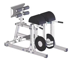 Gym Bodybuilding Machine Multi Gym Equipment Bodybuilding Sport Equipment Hip Abductor Machine GHD Prone Roman Chair