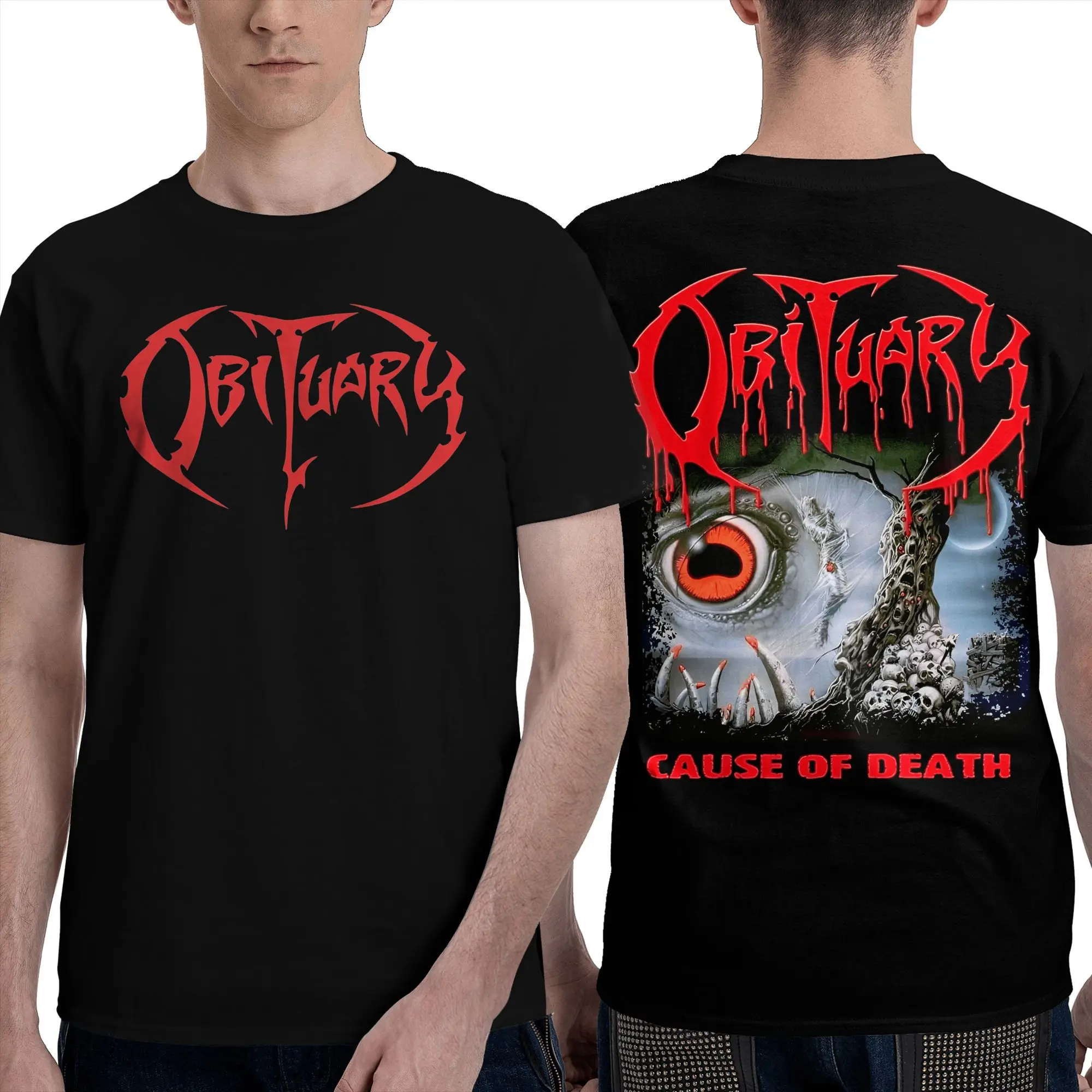 

Funny Obituary Cause of Death 1990 Brutal T-Shirt Men Round Collar Cotton T Shirts Short Sleeve Tee Shirt Graphic Printed Tops