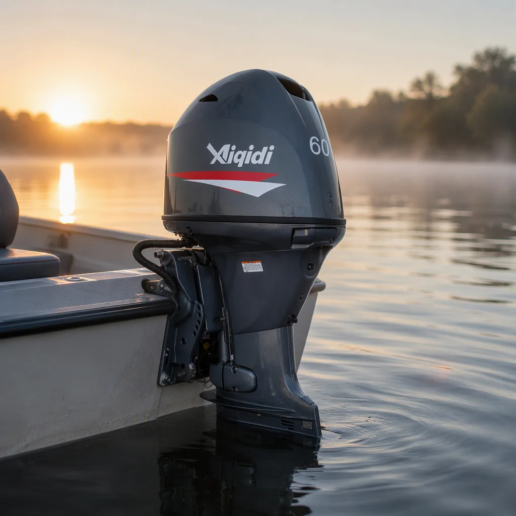 Aiqidi F60 4-Cylinder 4-Stroke  Outboard Motor with Remote Control-New Leisure Use