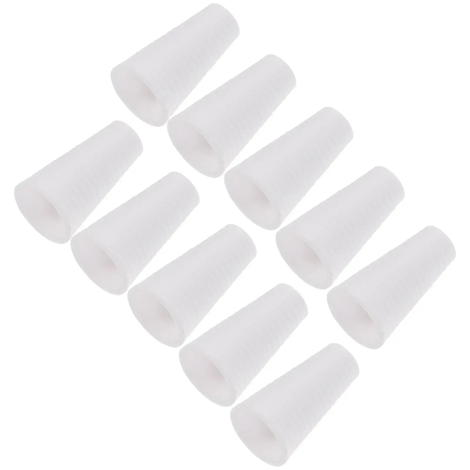 15 Pcs White Threaded Bell Pendant Blind Pull Cord Knob Window Blinds Replacement Parts Plastic Hanging Tassels Cord Ends