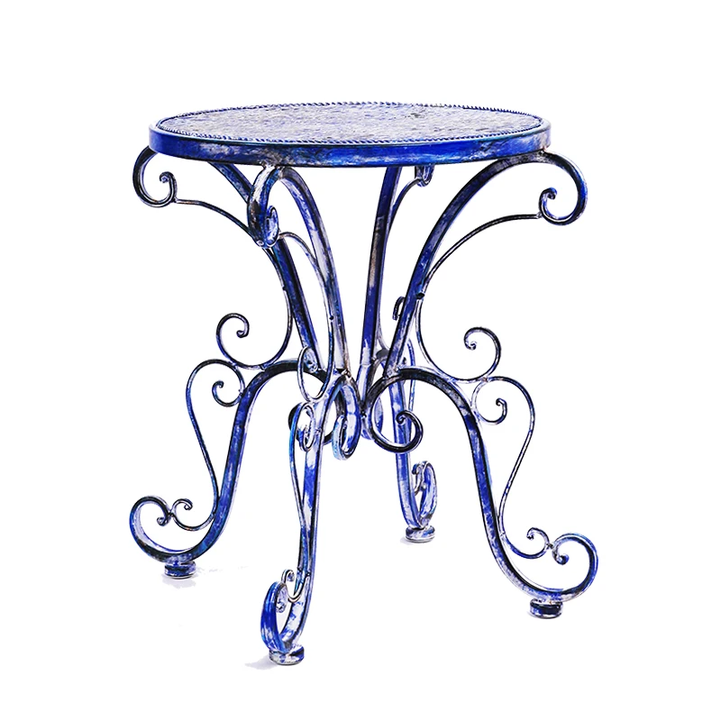 

Vintage Wrought Iron Outdoor Floral Display Stand, Terrace Floor-to-Ceiling Planter Rack, Courtyard Suitable for indoor use