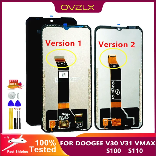 Wyświetlacz LCD z ekranem dotykowym (digitizer) do DOOGEE V30, V30T, V30 PRO, V31, GT, VMAX, S100, S110, S118, S120, DF10, PF10Pro