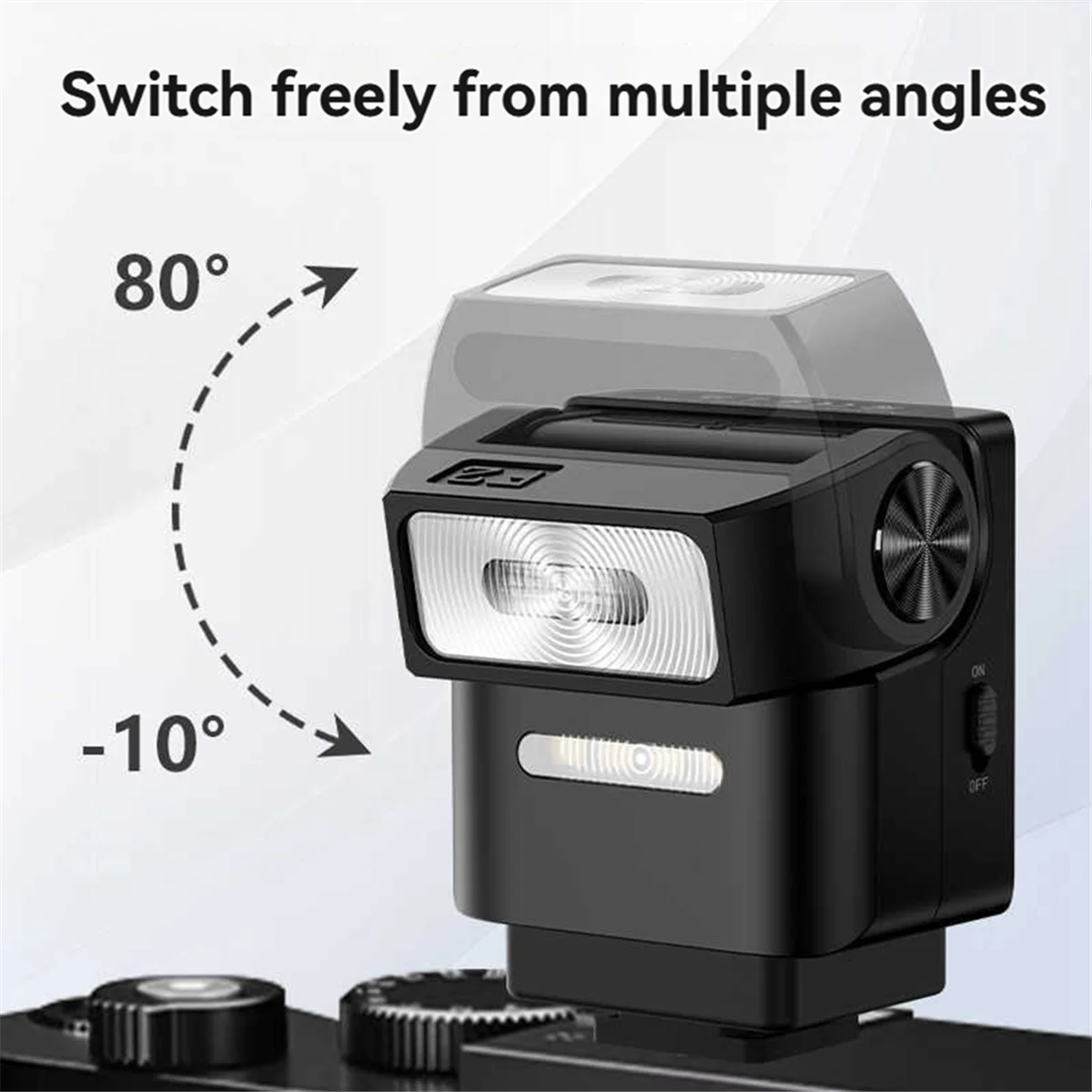 B74A F2 Mini Flash Portátil Recarregável Câmera Flash para ////Câmeras Dslr de Filme Digital Universal