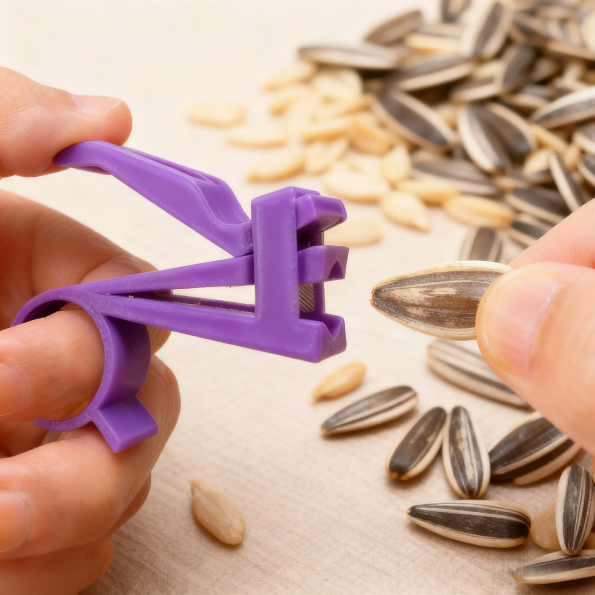 مفرقع الجوز والبذور - قصف بدون جهد، سريع وآمن، أداة مطبخ يجب اقتناؤها