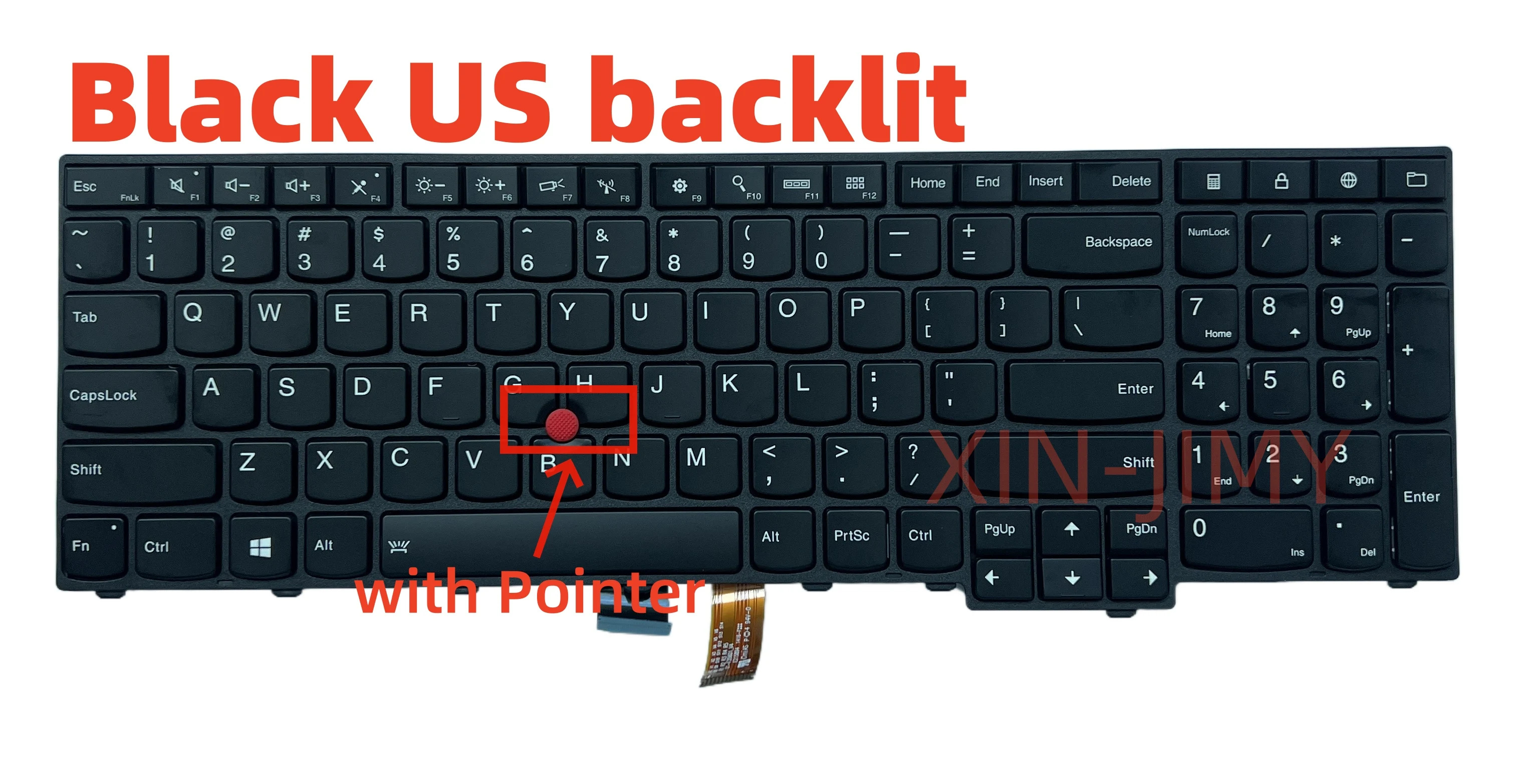 US Backlit Black Laptop Keyboard For Lenovo IBM Thinkpad E540 E531 T540 T550 T560 L540 L560 L570 W540 W550