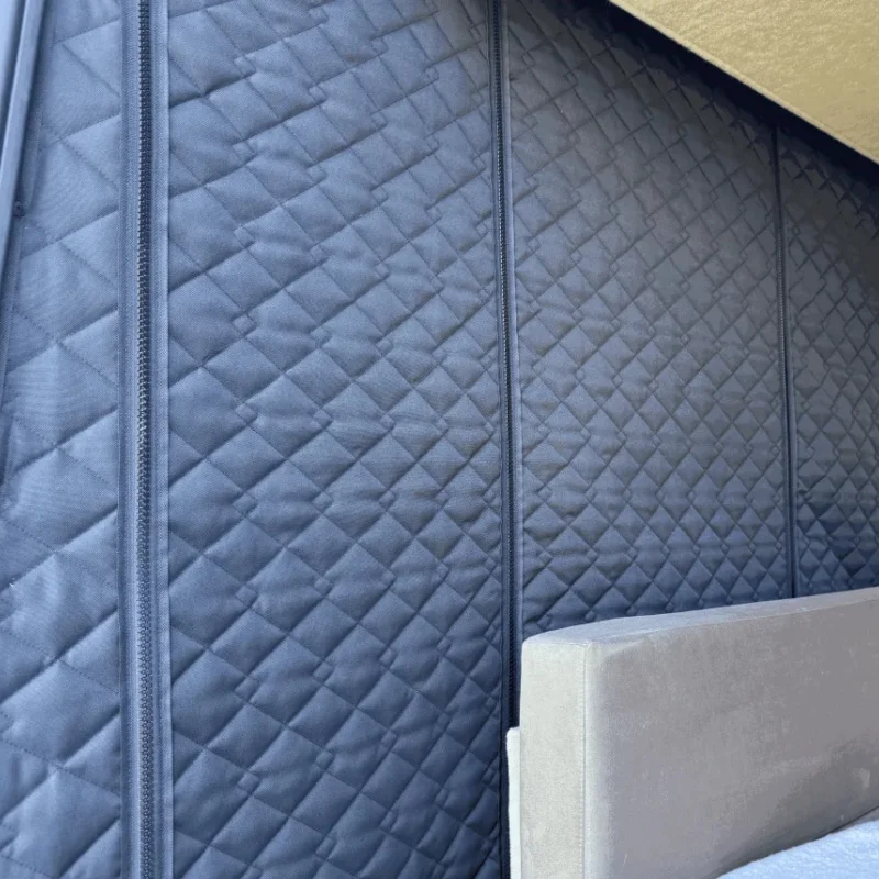Insulated Cab Divider Curtain For Fiat Ducato, Peugeot Boxer, Citroen Relay, Ram Promaster - Blackout Privacy Curtain All Season