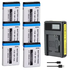 1280mAH 3.7V BP-70A BP 70A BP70A Battery Suitable for Samsung Cameras ES65 ES70 ES75 ES80 PL80 PL90 PL110 PL20 PL120 PL170