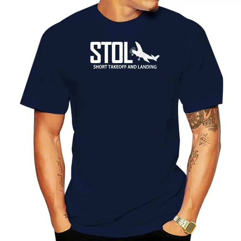 Stol Aircraft Pilot - Short Takeoff and Landing Airplane Tee sun men T-shirt