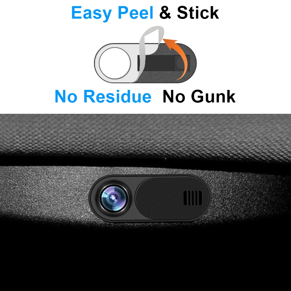 Für Tesla Modell 3 Y Auto Innen Kamera Abdeckungen Webcam Blocker Objektiv Abdeckung Privatsphäre Protector Rutsche Zu Schließen/Öffnen auto Zubehör