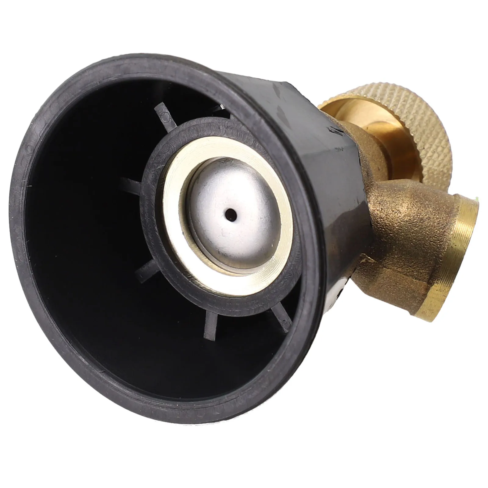 Anti-Corrosion Cyclone Nozzle Spray Nozzle Black Sprinkler Head 5.5*4.6cm Atomization Easy To Install