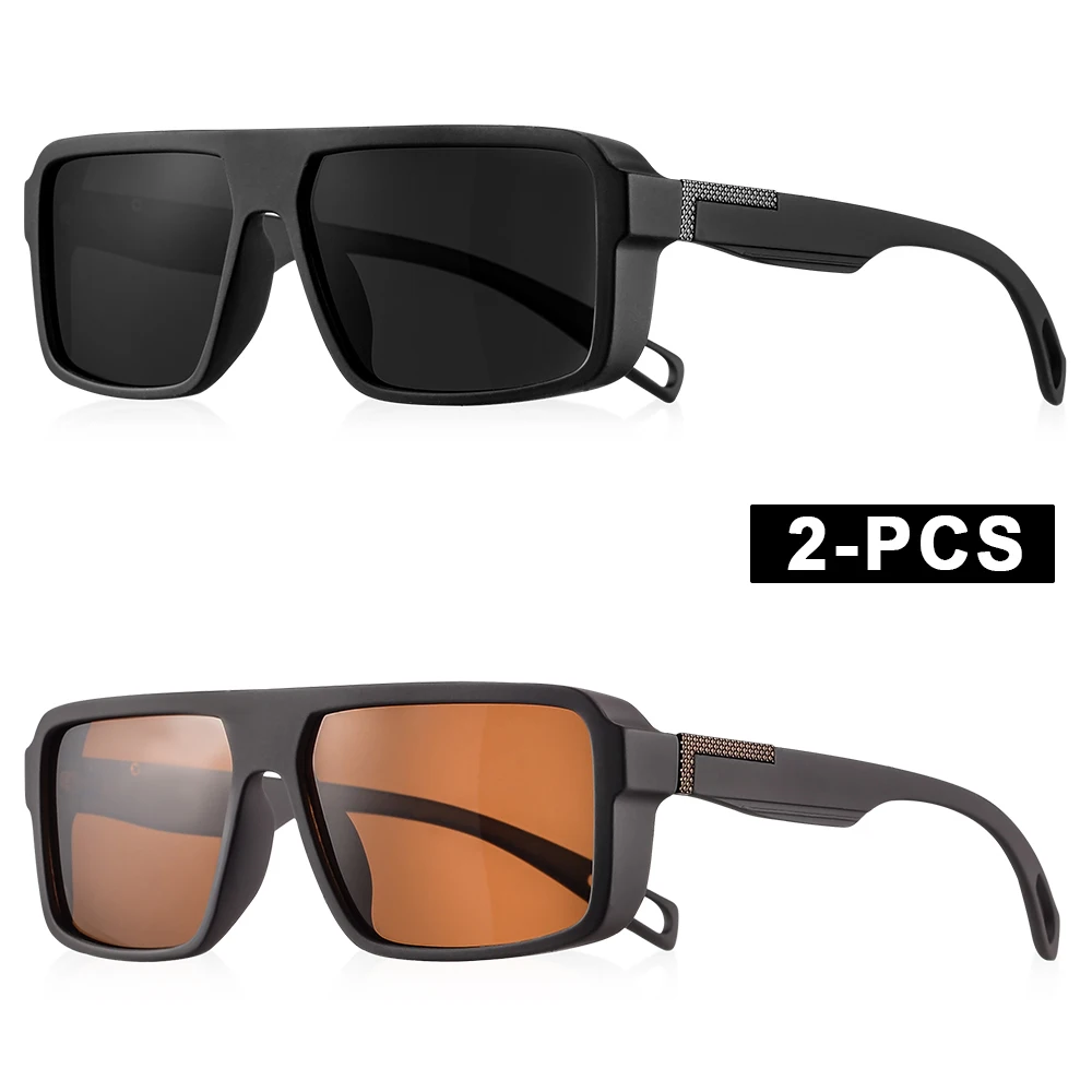 CRIXALIS Square Polarized Sunglasses Unisex 7
