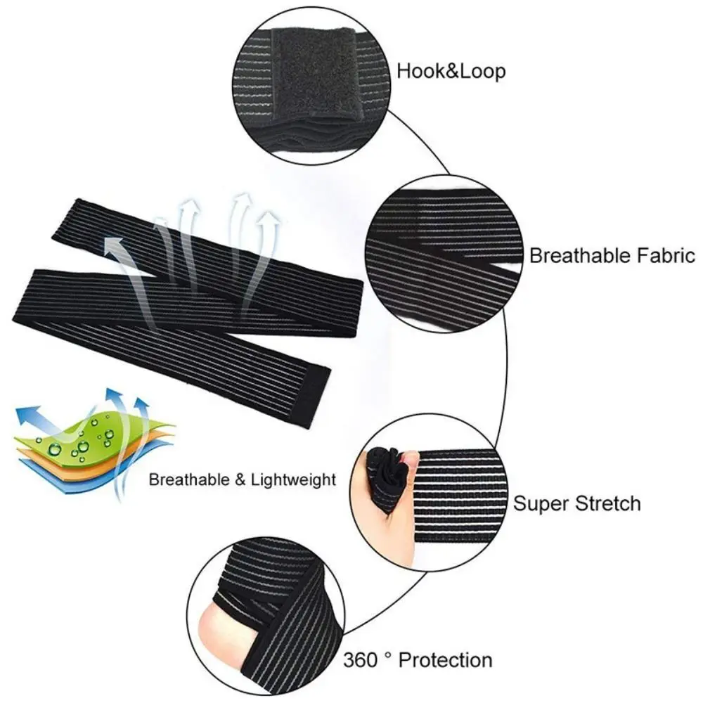 Leggings Adjustable Ankle Support Compression Calf Elastic Bandage Thigh Sleeve Bike Leg Warmers Sport Protection Bandage