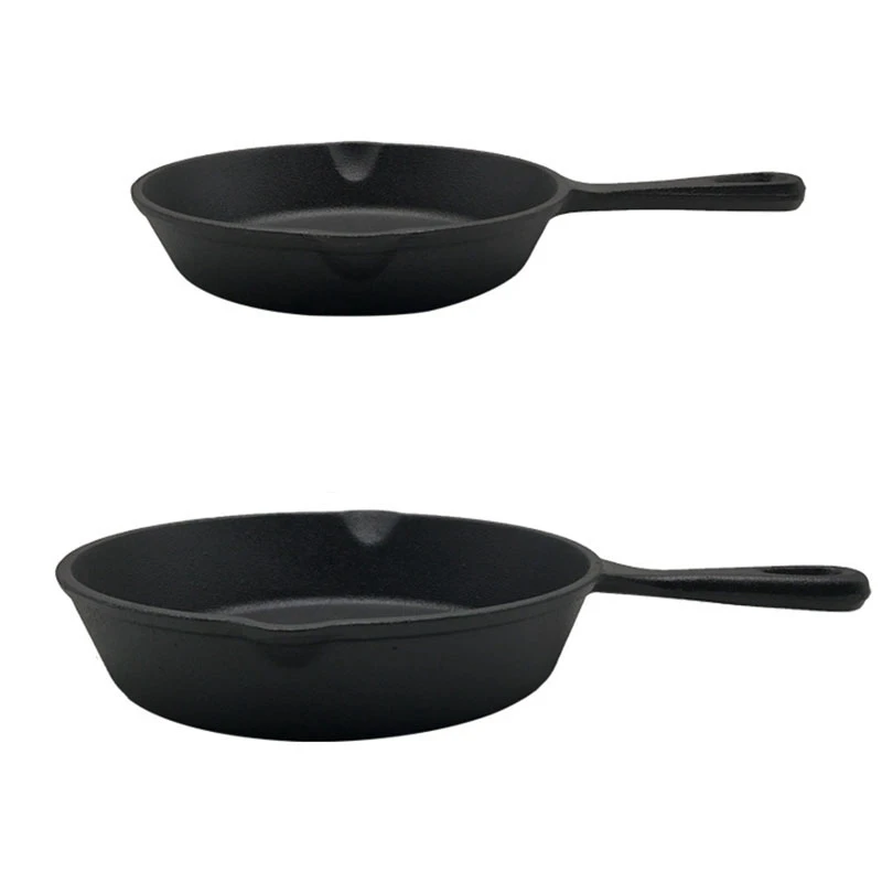 Mini Not Sticky Casting Iron Pan Stone Layer Frying Pot Saucepan Small Fried Egg Pot Use Gas And Induction Cooker